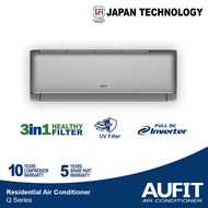AUFIT 2.5HP ASW24A2/QFDI QF-SERIES SPLIT TYPE INVERTER AIRCON(INSTALLATION NOT INCLUDED)WARRANTY IS COVERED BY INSTALLER