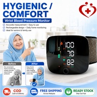 OOUWA✅Smart/Portable✅ JS Rechargeable Voice Blood Pressure Monitor/Wrist BP Checker【Accurate Measure