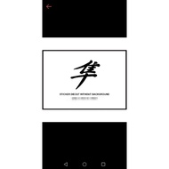 Sticker hayabusa(computer cutting)