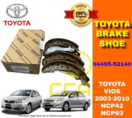 100% ORIGINAL TOYOTA VIOS NCP42 NCP93 & NCP150 BRAKE SHOE 04495-52140 (04495-0D060)