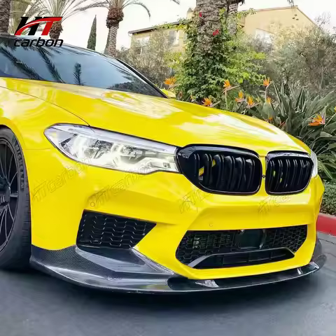 Carbon Fiber Front Lip and Front Lower Lip for BMW 17-20 G30/G38 Models After ANM5 Conversion F90 M5
