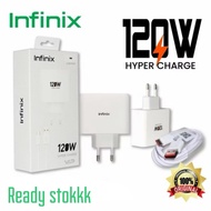 CHARGER 120W INFINIX NOTE 50 ORIGINAL BATOK CASAN ADAPTOR HYPER CHARGER 120 WATT USB TYPE C FAST CHA
