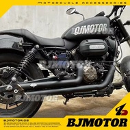 QJMotor SRV250 Vance & Hines Full System Exhaust with Heat Shield Harley Silencer