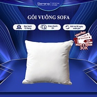 Gối vuông sofa sợi polyester SERENA cao cấp - cái ruột gối nhỏ tựa lưng trang trí ghế sofa vuông nằm