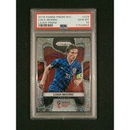 Luka Modric 2018 Panini Prizm World Cup Lazer Croatia PSA 10