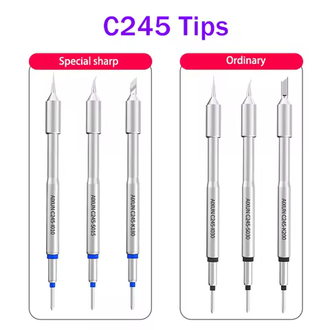 Nano Soldering Iron Tip C245 Set For AIXUN T3A T245 Soldering Station Electric Soldering Iron Head