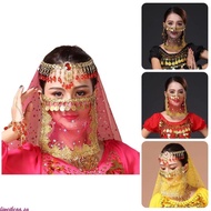 liweikeaa Belly Dance Face Veil Half Face Veil Halloween Cosplay Veil for Women and Girls