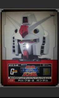 全Carousell最平！GVG 高達 頭像 Gundam vs Gundam RX-78-2 RX-78 RX782 組立式 Game 遊戲商品 01 UC0079 One Year War OYW 一年戰爭 靚盒 單膠 全新 盒160x120x80mm 眼鏡廠 Banpresto 歡迎出價 價合即賣！絕版罕有稀有全新日版 最後一盒 特價