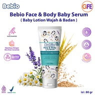 Bebio Baby Face & Body Serum Baby Body Lotion Ceramide Niacinamide 8x Amino Lavender 80g