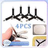 4pcs Bed Sheet Fastener Bed Sheet Lock Holder Bed Sheet Grips Bedsheet Lock