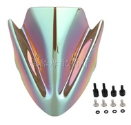 กันกระแทกหน้าจอป้องกันลมสำหรับ Kawasaki ER6N ER650 ปี 2012-2016 ปรับแต่งสูงขึ้น กันลม กันฝน กันแสงแด