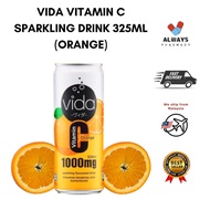 VIDA C VITAMIN C 1000MG SPARKLING DRINK 325ML (ORANGE)