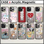 CASECASE【StellaLou】Acrylic Magnetic Casing For iPhone 17 16 Pro Max 17 Air 16 Plus case Hello Kitty 
