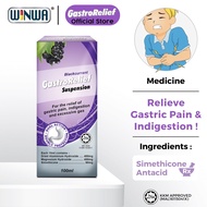 GastroRelief Antacid Suspension (Blackcurrant) - For Indigestion & Gastric Pain [ Ubat Gastrik & Ang