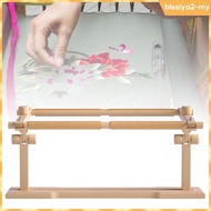 [BlesiyaedMY] Cross Stitch Frame Stand Embroidery Stands for Hand Work Quilt Frame Wood Tapestry Fra