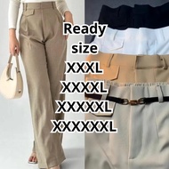 CODE S87L ORO PANTS Women's Jumbo Highwaist Culottes PANTS Anti Wrinkle Knit Premium Casual Work Big