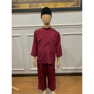 BAJU KAFA MAROON BAJU KAFA BUDAK LELAKI BAJU KAFA SEPASANG BAJU KAFA PERLIS BAJU KAFA SEKOLAH RENDAH