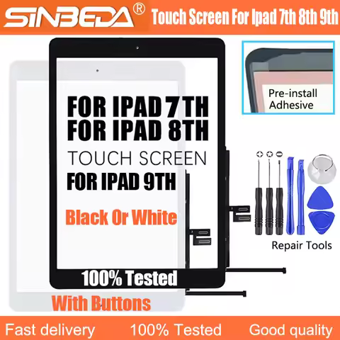For Ipad 7th 8th 9th Digitizer Touch Screen Panel Touch Display Digitizer For Ipad7 Ipad8 Ipad9 Touc