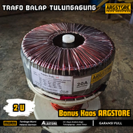 Trafo toroid donat 20A 55V CT (murni) - Spesifikasi Balap