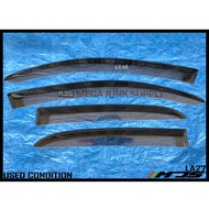 (USED) Perodua Myvi Lagi Best 2011 (Daihatsu Passo Hana Boon) Original JDM Door Visor Air Press Wind Deflector (10cm)