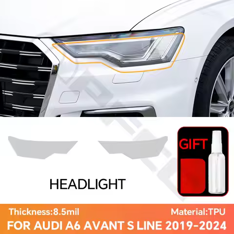 For Audi Q3 Sportback S Line 2019-2024 TPU Clear Headlight Rearview Film PreCut DIY Paint Protection
