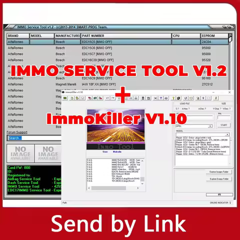 2025 Hot sell ImmoKiller V1.10 New IMMO Off Software v1.1 ECU Programmer IMMO SERVICE TOOL V1.2 Immo