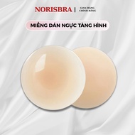 Invisible Silicone Breast Pads - Super Adhesive Breast Stickers, No Showing, Easy to Use NORISBRA D3