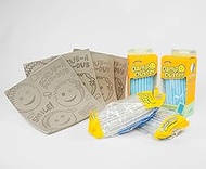 Scrub Daddy Damp Duster Sponge & Towel Bundle - 4 Dusting Sponges & 4 Damp Duster Towels - Swipe & P