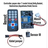 Controller module Scoreboard digital Scoreboard 7 modes Scoreboard VOLLEYBALL TENNIS BASKETBALL BADM