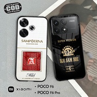 Glass Softcase For poco F6 & poco F6 PRO - Cellphone Case poco F6 & poco F6 PRO [T11].