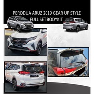 PERODUA ARUZ 2019 GEAR UP STYLE FULL SET BODYKIT FRONT SKIRT,REAR SKIRT L&R ,CENTRA COVER,FIX OE SPO