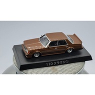 Brand New Qingdao Club 1/64 Toyota Crown MS110 Brown Alloy Material Complete Parts Packaging Box All