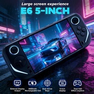 WE E6 Handheld Game Console — Portable Open-Source Linux System, 5-inch HD IPS Screen, Retro Gaming 