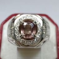 Cincin Batu Safir Mata Udang Asli Ceylon