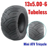 Tubeless 13x5.00-6 Mini ATV Go-Cart Tubeless Tyre Tayar Tire 6 Inch Dirt Bike Go Kart ATV Quad On Ro