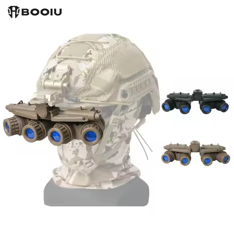 BOOIU Tactical Helmet GPNVG18 Four-eye Night Vision Goggles Model with Battery Case NVG Model Helmet