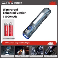 Warsun ไฟทำงานกลางแจ้งระบบแม่เหล็กไฟฉายแสงจ้า SQ03สว่างมากพกพาขนาดเล็กการบำรุงรักษาไฟสำหรับบ้านในระย