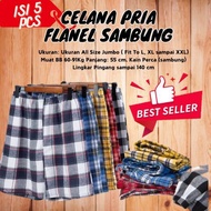 Economical Package Men's Jumbo Check Shorts Flannel Patchwork/