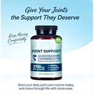 Joint Support Supplement Glucosamine, Chondroitin MSM Complex ,2150mg,120 Capsules