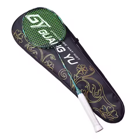 GuangYu Badmiton Racket Carbon Fiber T700 Max String Pull 30LB Amateur Senior Player Handle Grip G5 