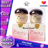 Citra Gold Krim Siang dan Malam RUMAH CANTIK Bisa COD Bayar di Tempat Day and Night Cream Citra Gold