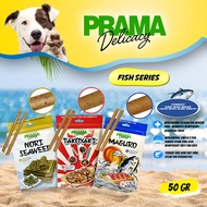 PRAMA DOG SNACK 50GR FISH SERIES (TAKIYAKI NORI/ MAGURO)