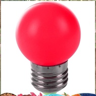 E27 LED Light Warm Red Bulb Plastic Bulb (0.5W Power, Red)