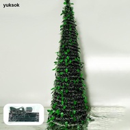 [yuksok] Artificial Christmas Tree (4.9 Feet) Enterway Indoor Classroom Foldable