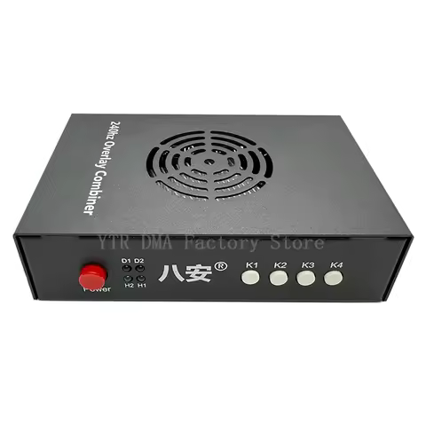 DMA 6th Fuser Video Overlay Box HDMI/Display Processor Support for 2K144/1K240/3K DMA Fusion Game Co