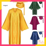 [Re] Men Academic Uniform Men Academic Gown Set Unisex Graduation Gown Set with Hat and Tassel Front