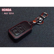 ซองหนัง ใส่กุญแจรีโมทรถยนต์ Honda city hatchback HRV / BRV / Jazz / CRV  (Smart Key)