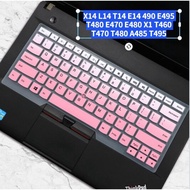 Lenovo ThinkPad Keyboard Cover X14 L14 T14 E14 490 E495 T480 E470 E480 X1 T460 T470 T480 A485 T495 Laptop 14'' Inch Lenovo Keyboard Protector Soft Silicone Keypad Film