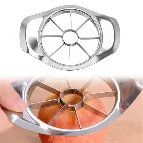 Kitchen Accessories Stainless Steel Apple Cutter Slicer Vegetable Fruit Tool Fruit Slicer Kitchen Ga