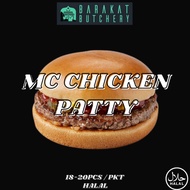 MC SAUSAGE PATTY 18-20PCS/PKT HALAL / BARAKAT BUTCHERY